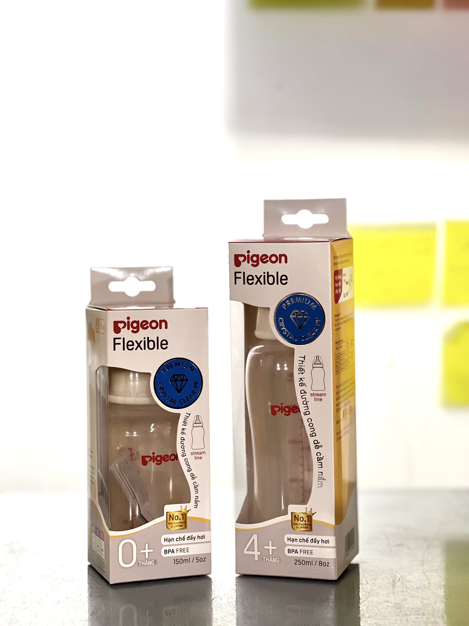 BÌNH SỮA 250ML CỔ HẸP STREAMLINE PIGONE MẪU MỚI