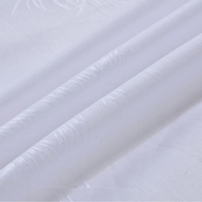 KHÁCH SẠN Trắng 100% Cotton Vải Dệt Bằng Tơ Lông Vũ Dệt Nổi 100% Cotton Ga Trải Giường 100% Cotton Trắng Ga Giường Vỏ Chăn Ga Trải Giường Ga Bọc Đệm