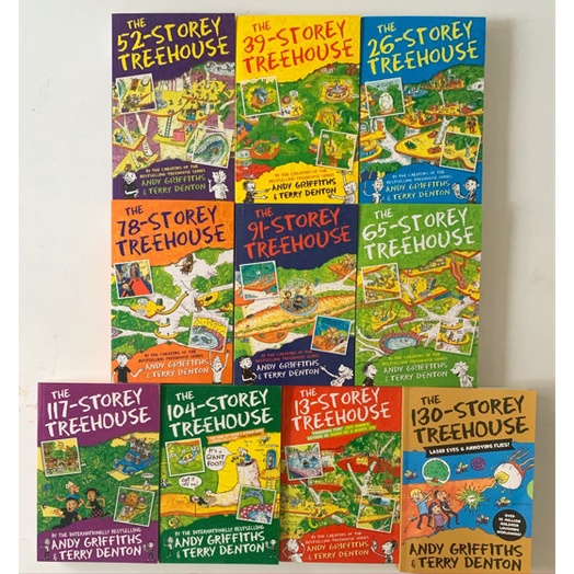 Bản in đen trắng - No box -  Full 15q mới nhất - STOREY TREEHOUSE (Đồ chơi) - No box