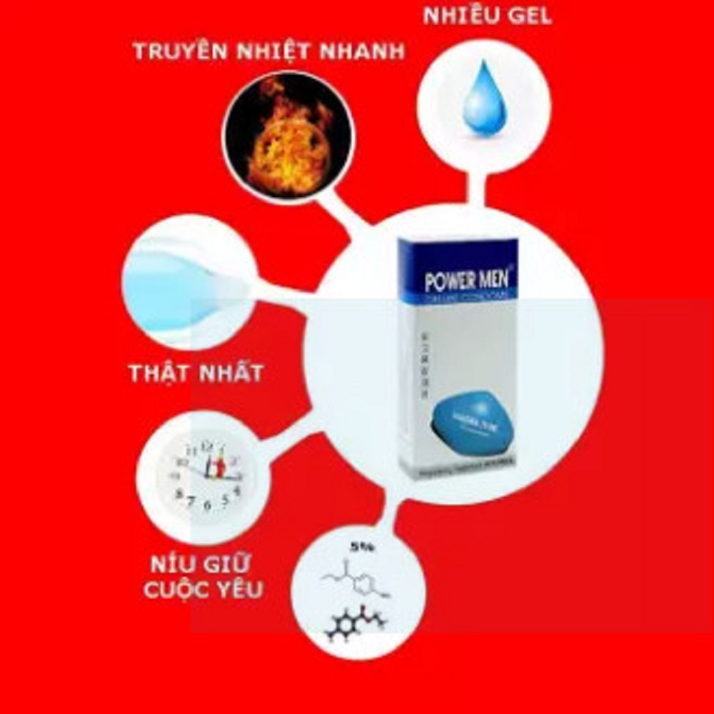 [HCM]BCS Power Men Viagra Type Kéo dài thời gian - 12 chiếc