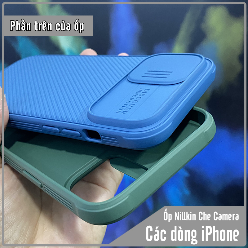 Ốp lưng cho iPhone 12 - iPhone 12 Pro - iPhone 12 Pro Max Nillkin CamShield che camera