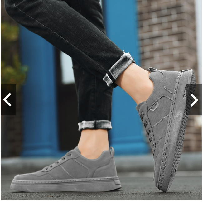 Giày Sneaker Nam, Giày Da Nam Thấp Cổ Da Lộn