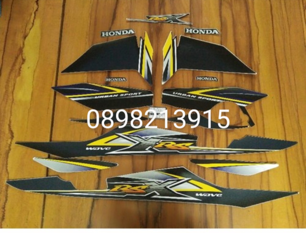Bộ tem wave rsx 100 đời 2010 màu đen