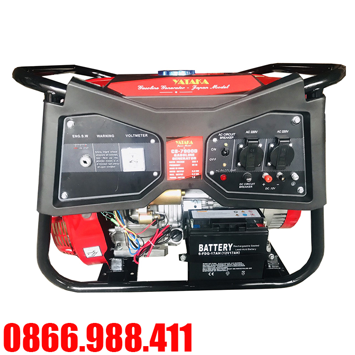 Máy Phát Điện Chạy Xăng 5Kw Yataka CS-7900D