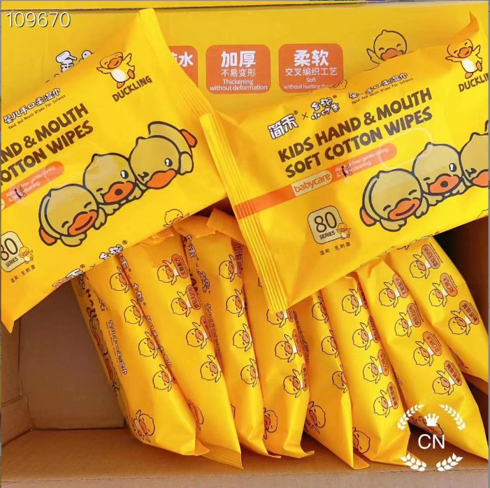 Thùng 10 Bịch Khăn Giấy Ướt Con Vịt, Khăn Giấy Ướt Con Vịt Siêu Hot