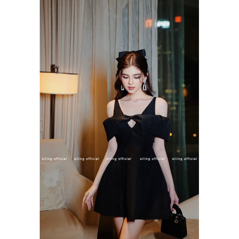 ĐẦM NƠ BẸT VAI - BOW DRESS