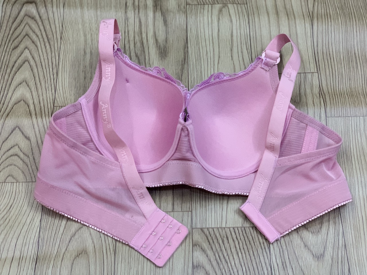 Áo Lót Nữ Mỏng Ren Thêu Big Size Có Gọng Cài Sau 3 Móc Anny 0777 – Siêu Êm, Tôn Dáng