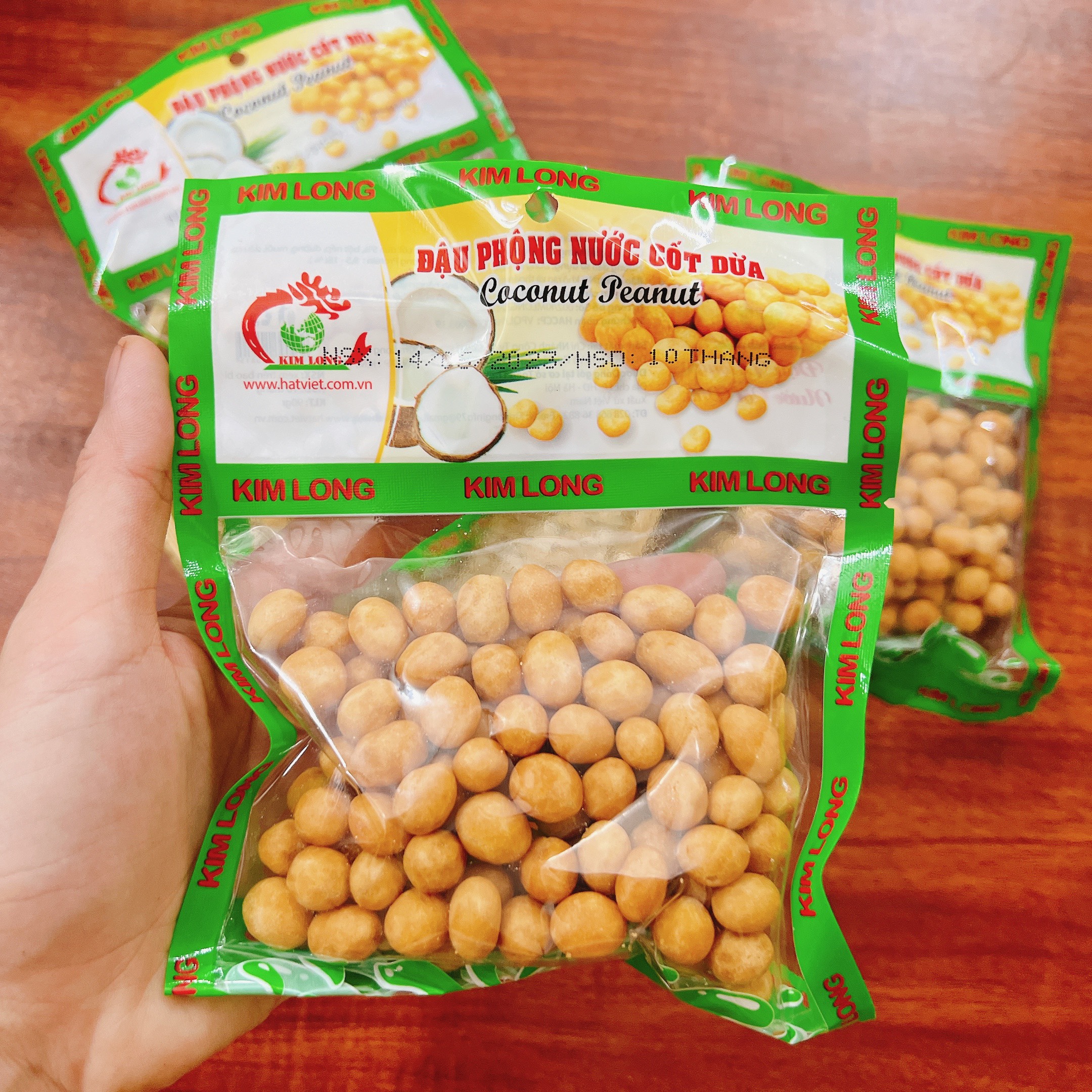 Snack Đậu phộng nước cốt dừa thơm giòn