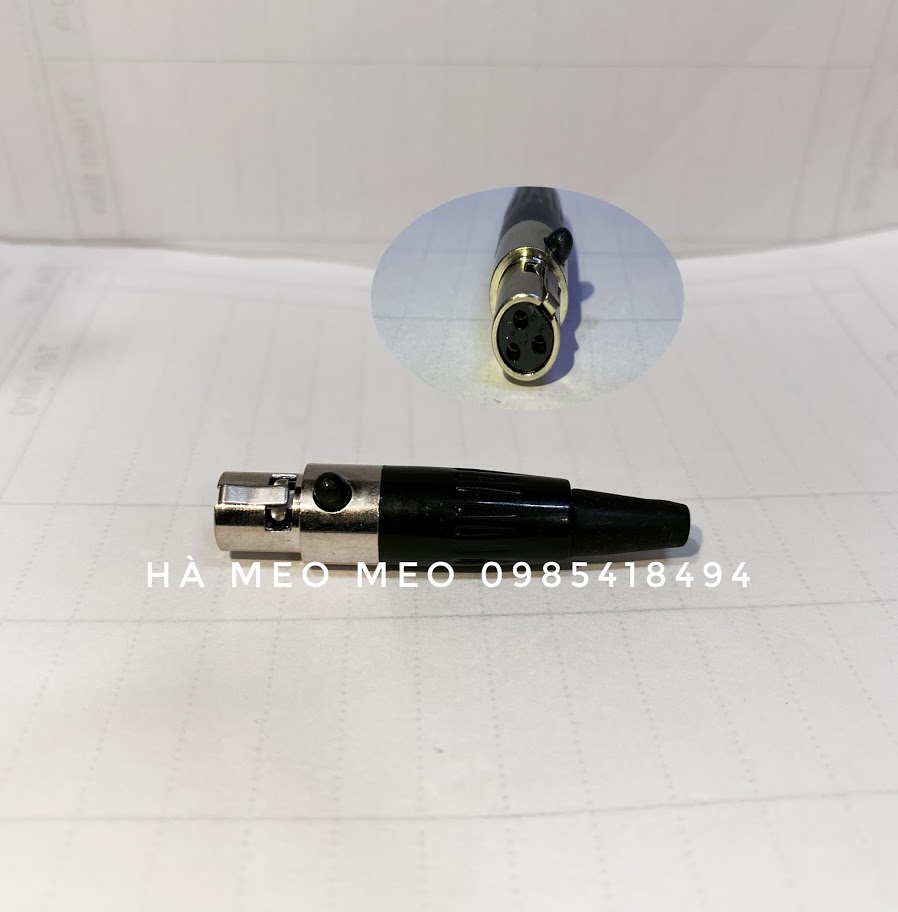 Jack canon 3 pin mini xlr micro