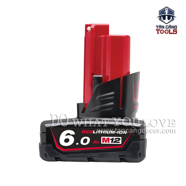 Pin 12V 6.0Ah Milwaukee M12B6 REDLITHIUM-ION