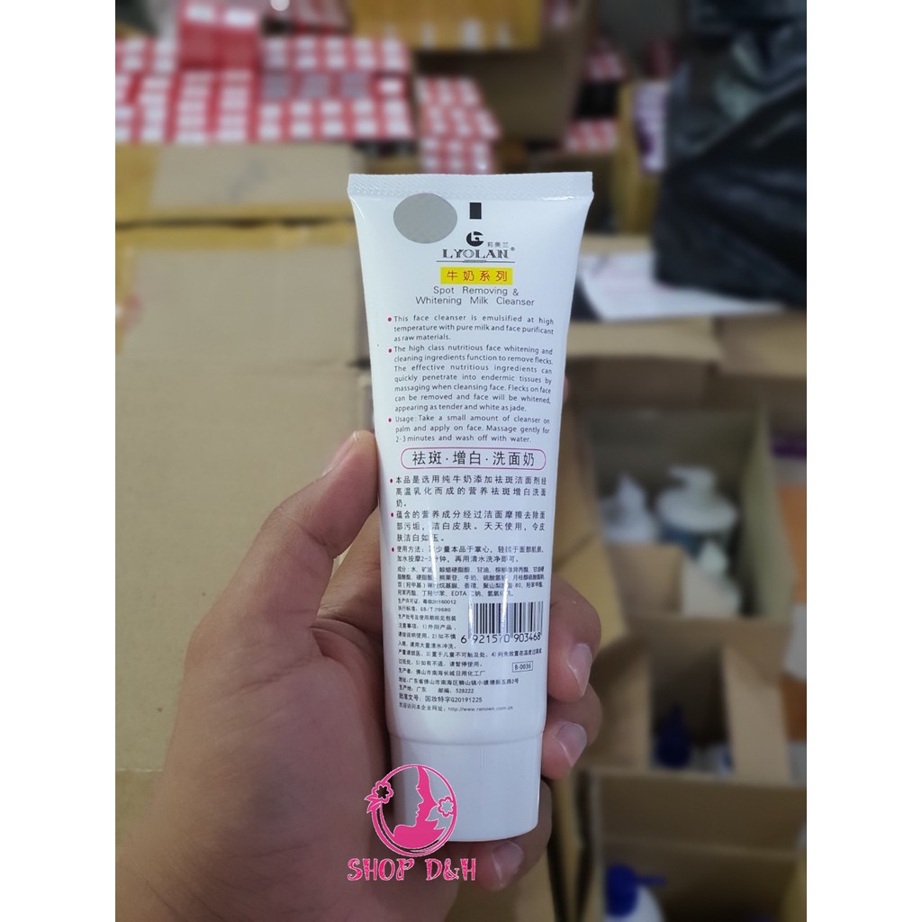 Sữa Rửa Mặt Lyolan 120G ( Dưa Leo + Sữa Bò)