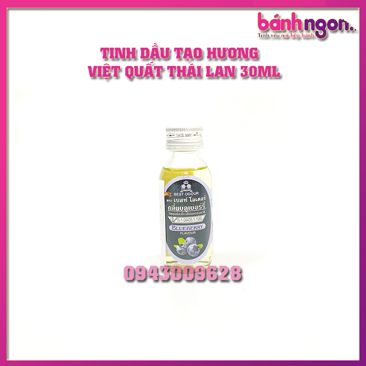 Tinh chất thái best odour dùng cho thực phẩm tạo hương việt quất chai 30ml