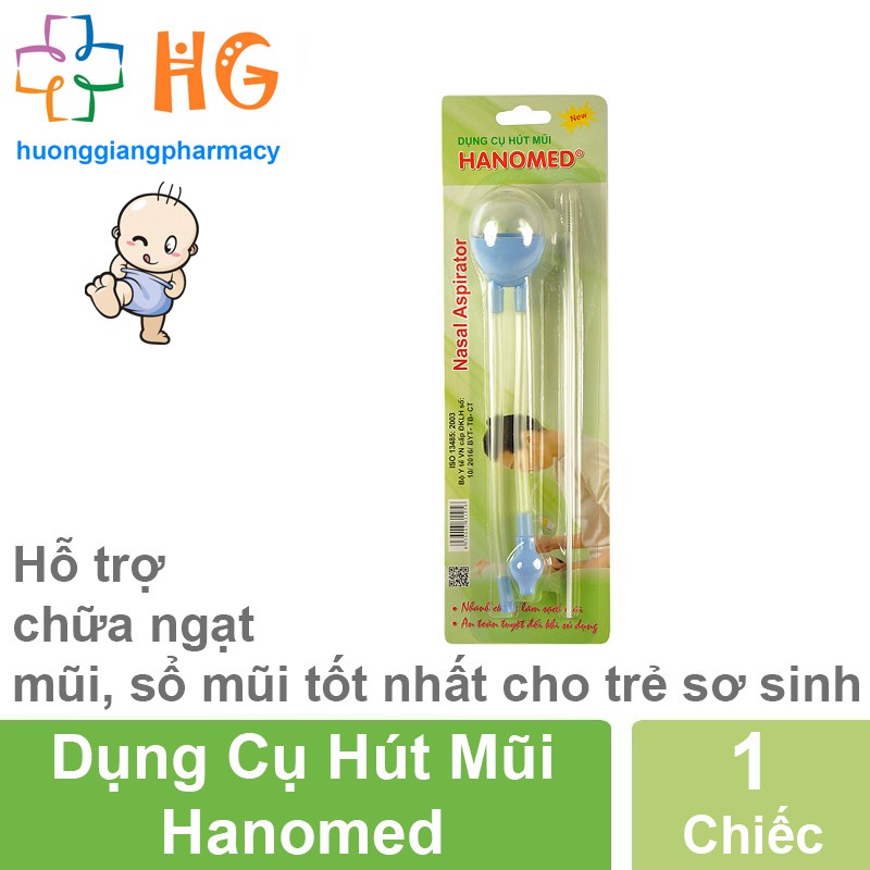 Dụng cụ hút mũi Hanomed - Dụng cụ hỗ trợ cho trẻ an toàn hiệu quả