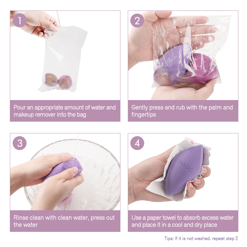 IMAGIC Soft Makeup Sponges Foundation Sponge Puff Beauty Makeup Tool