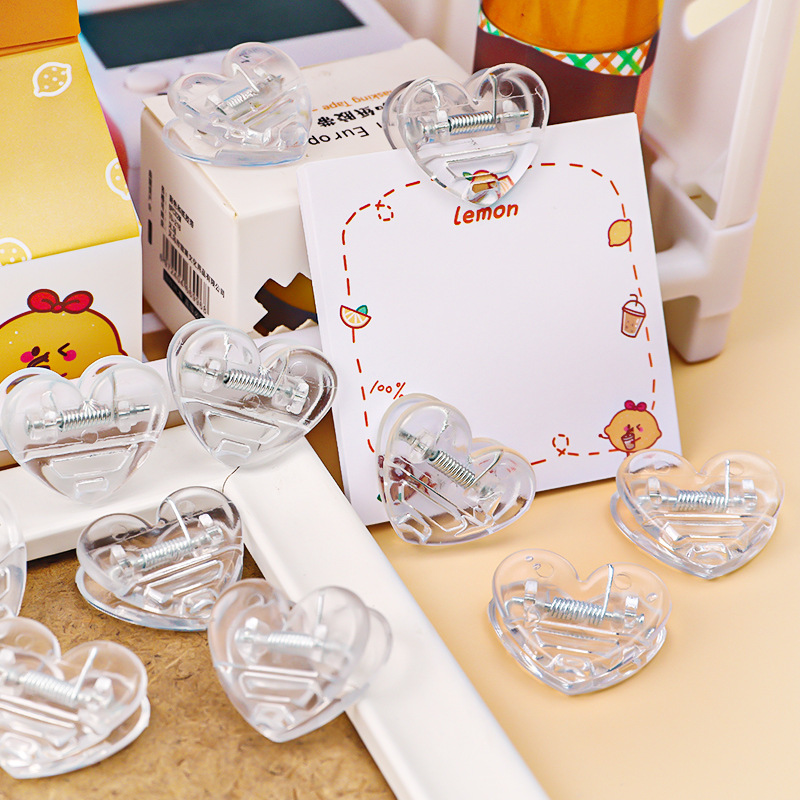 Kẹp giấy decor dễ thương hình TRÁI TIM