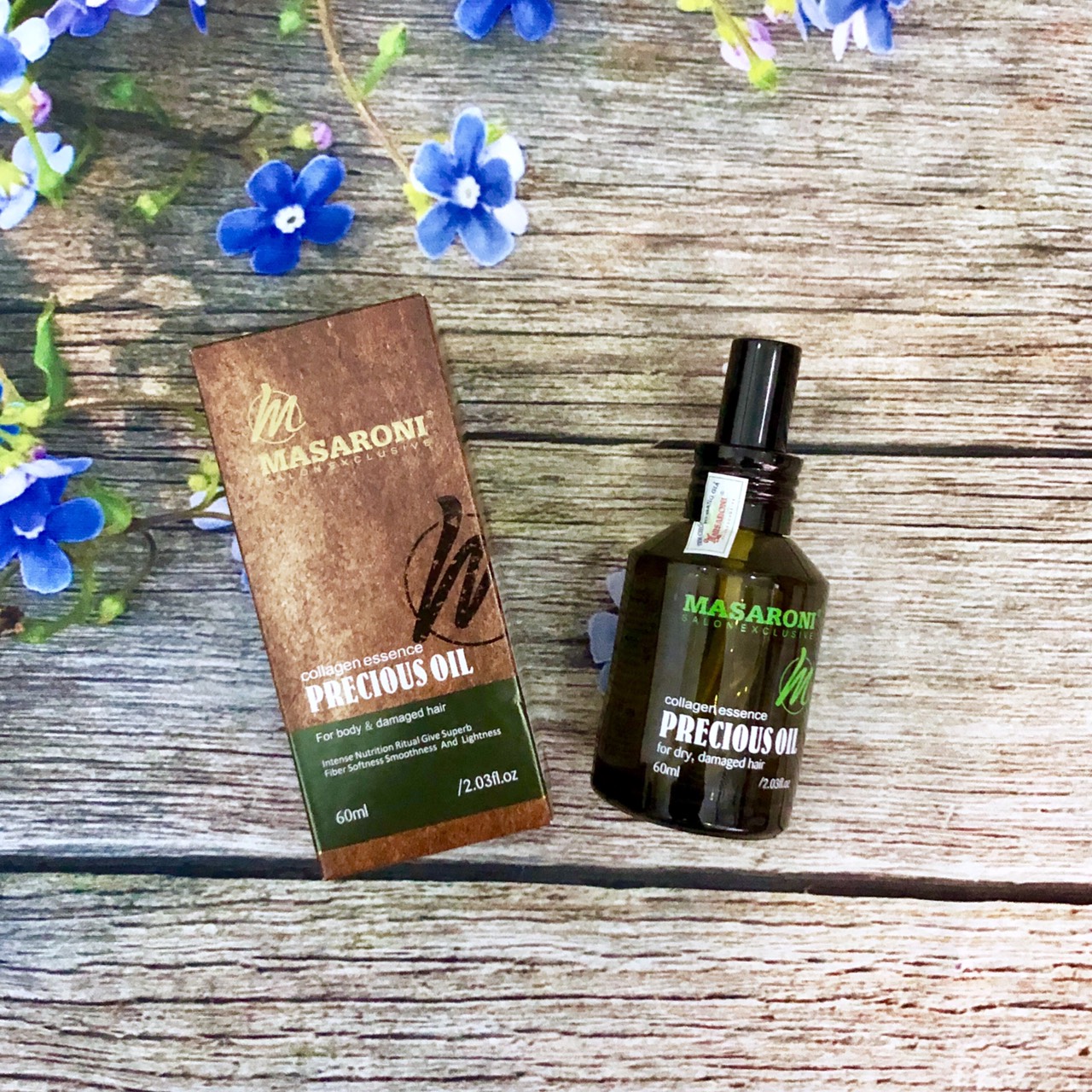 [HCM]Tinh dầu dưỡng tóc Masaroni Argan Precious Oil 60ml