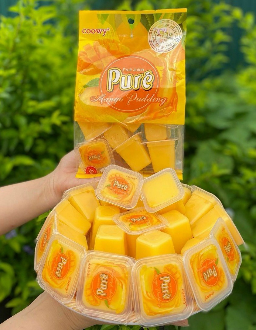 [ Gói 405G ] Thạch Pudding Xoài COOWY Pure [MANGO PUDDING] [ SIÊU NGON ] [HOT HOT]