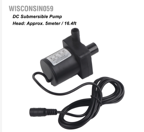 Máy bơm nước chìm sử dụng điện 12V cho bể cá