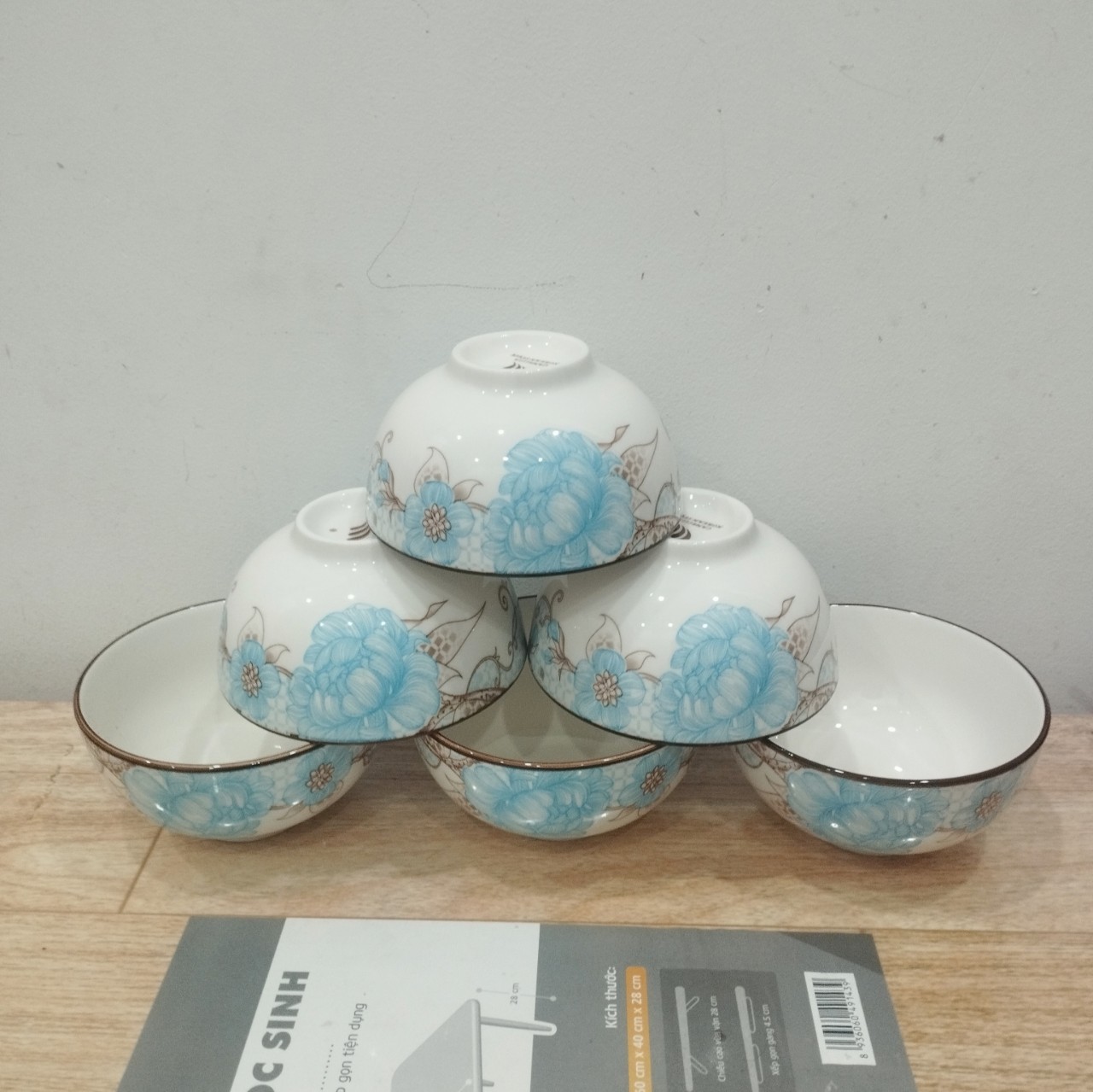 combo 10 chén , 6 chén cơm sứ trắng 11cm