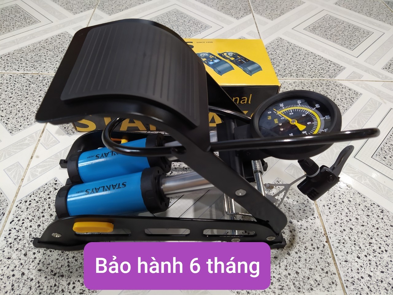 Bơm đạp 2 ống STANLAYS hoặc 1 ống STANLAYS