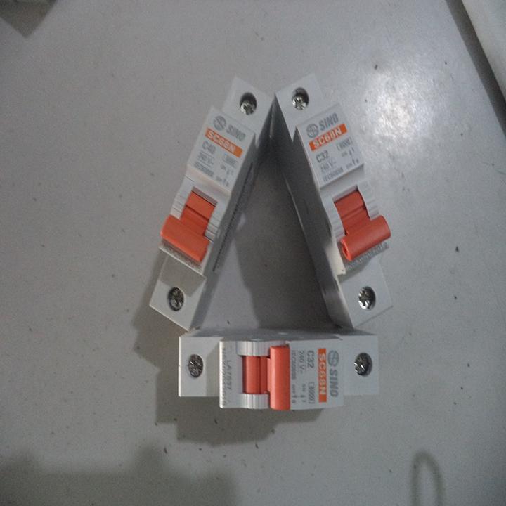 Aptomat, aptomat sino 1 pha, aptomat 1 pha 1 cực từ 20 A - 63 A