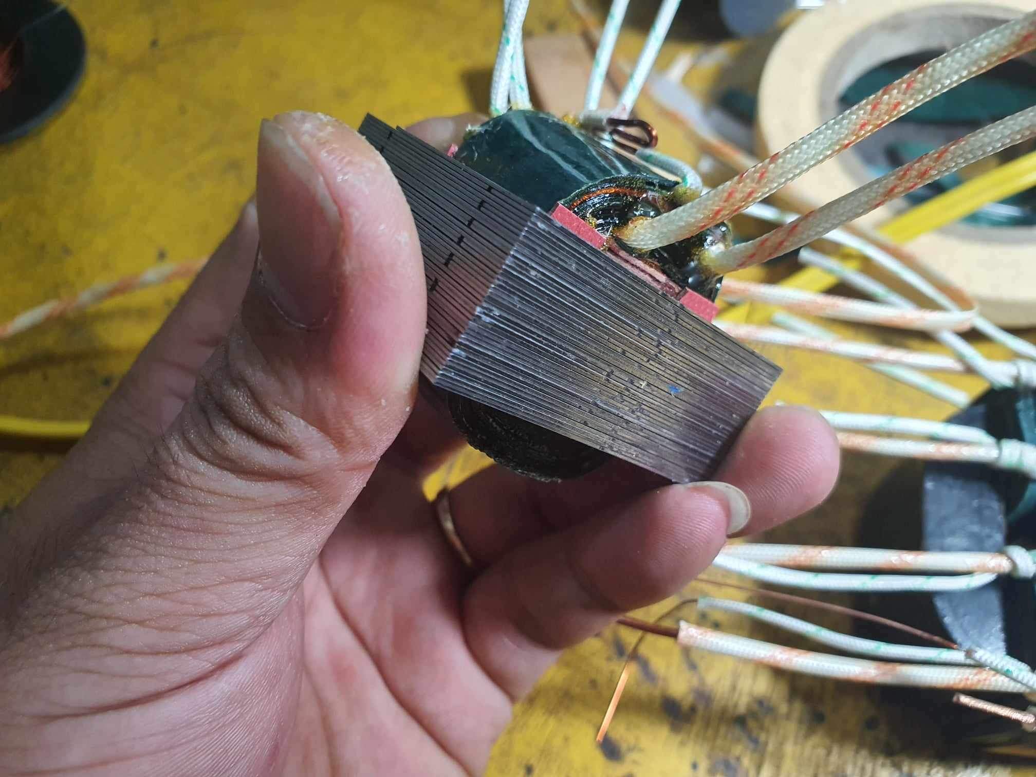 Biến áp kích cơ fe 19 chạy từ 6 đến 12d718