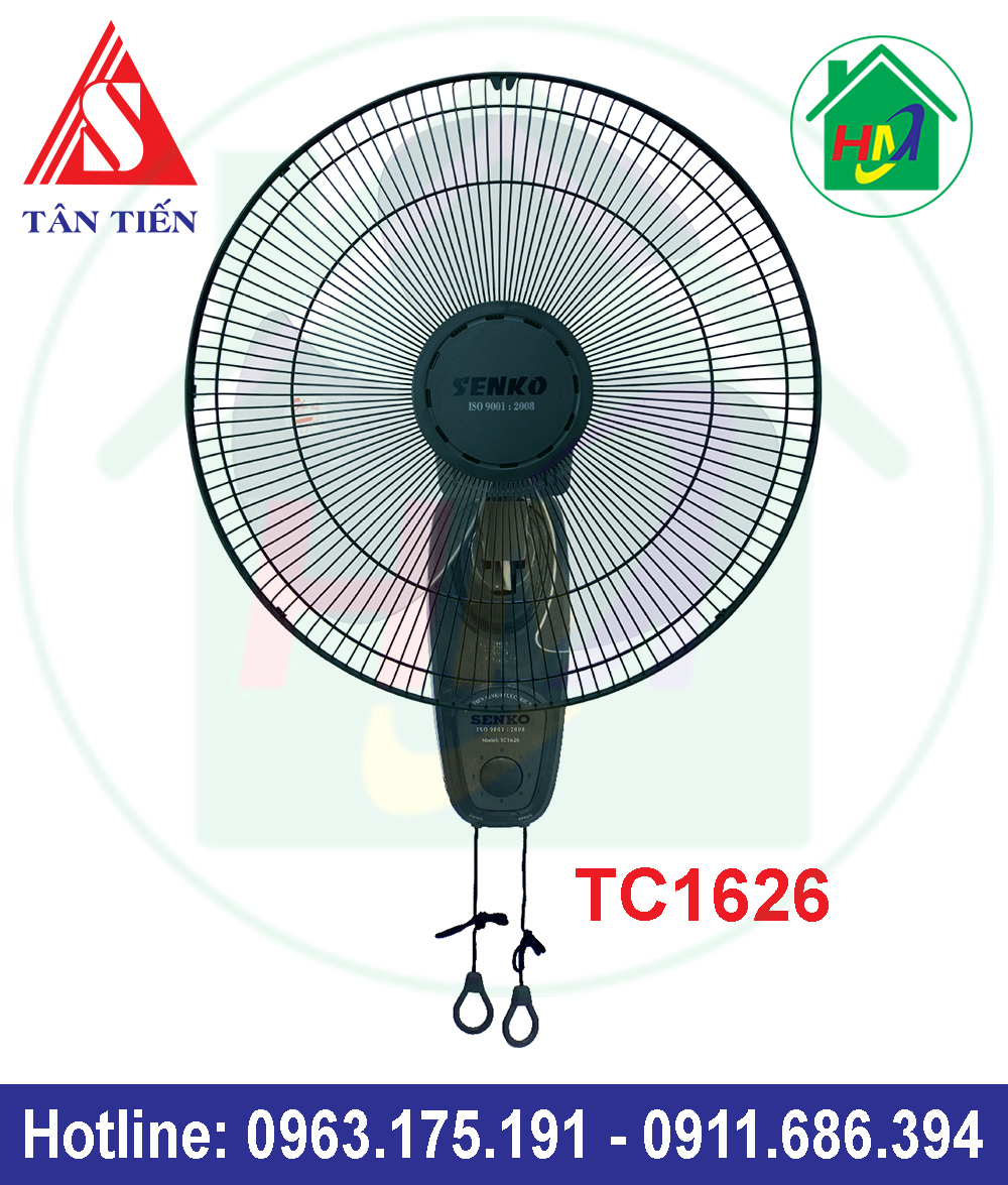 Quạt Treo Tường 2 Dây Senko TC1626
