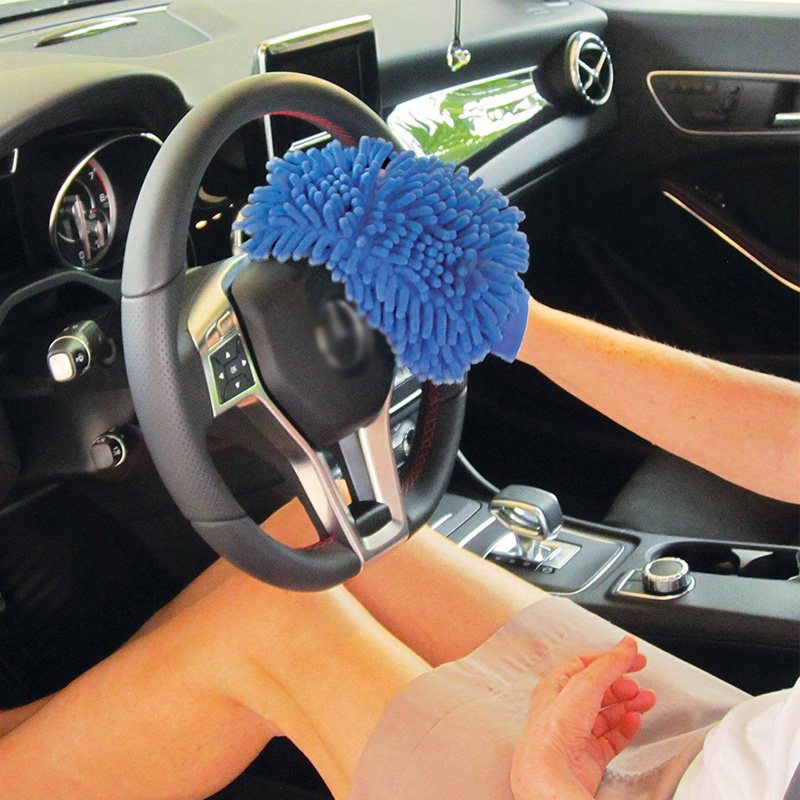 Bao Tay Rửa Xe Xúc Tu Sợi Microfiber (1 Chiếc Xanh dương)