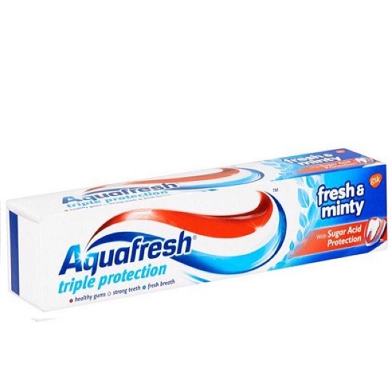 [HCM]Kem Đánh Răng Aquafresh Minty 100G