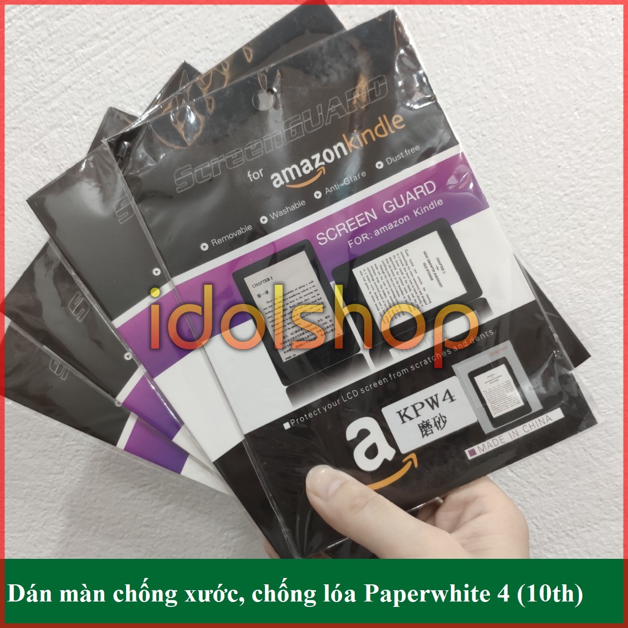 Miếng dán màn chống xước Kindle Paperwhite 1/2/3/4