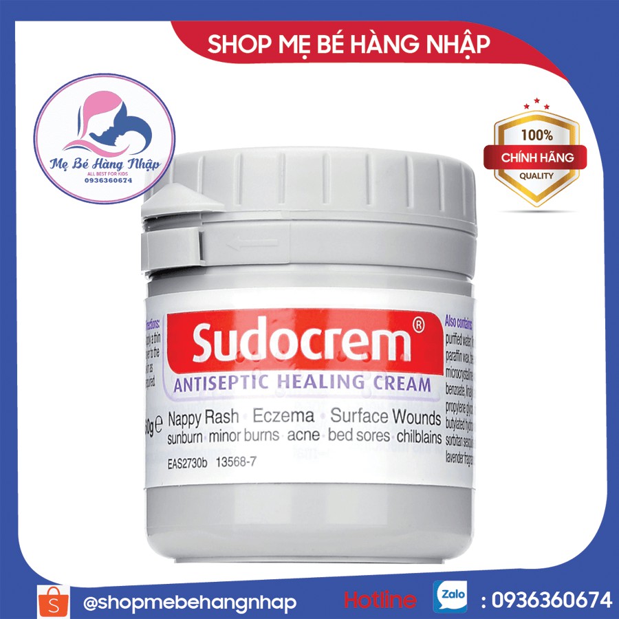 Sudocrem kem hăm cho bé 60g ❤️chính hãng sudocrem baby cream