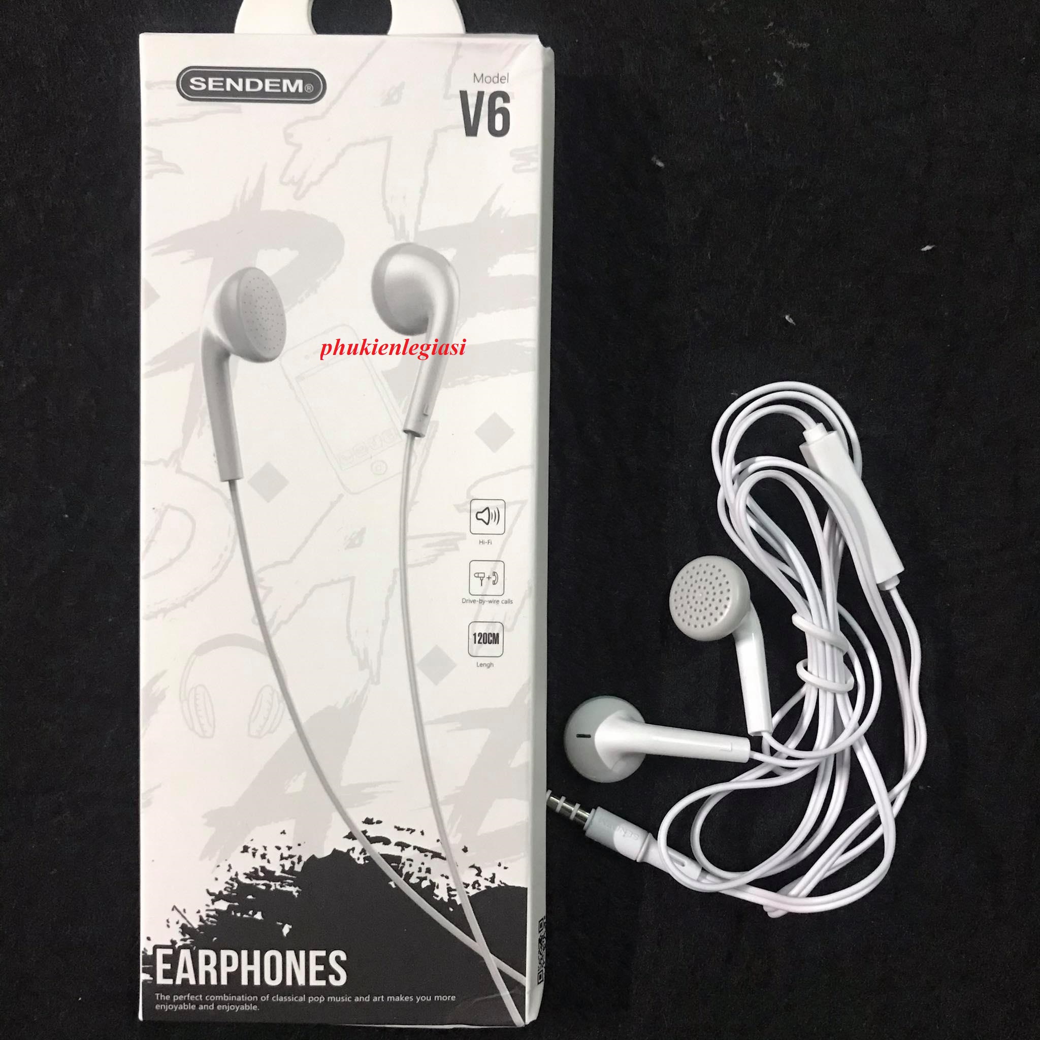 Tai nghe Sendem mã V6 jack 3.5mm