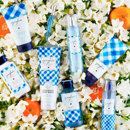 Xịt thơm Có nhũ Bath and Body Works - GINGHAM (30ml-50ml-100ml) +jɥȽÿ08+