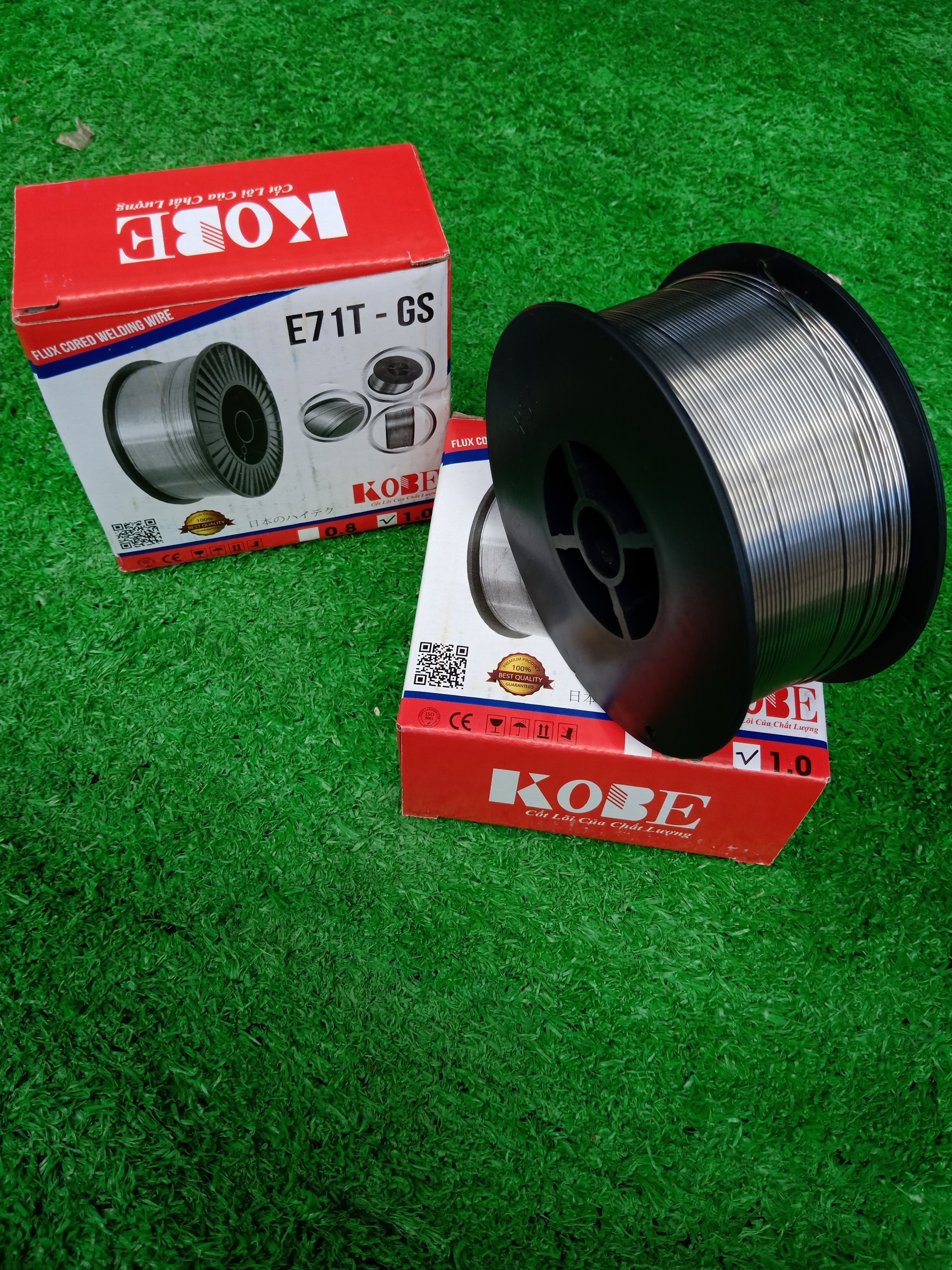 [HCM]CUỘN DÂY HÀN 1KG CHO MÁY HÀN MIG KHÔNG DÙNG KHÍ 0.8mm