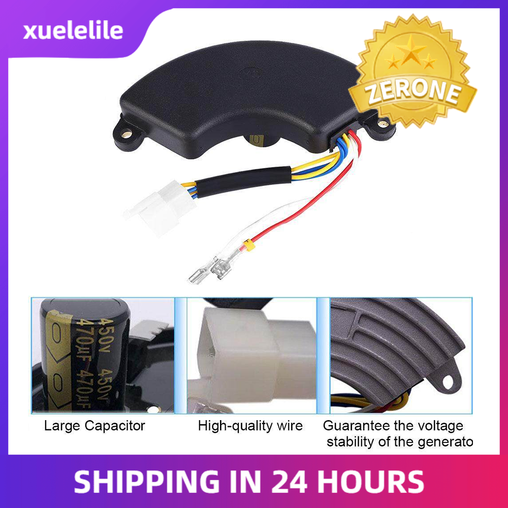 250V 470UF Generator Auto Voltage Regulator Universal AVR for 5-6.5KW Generator
