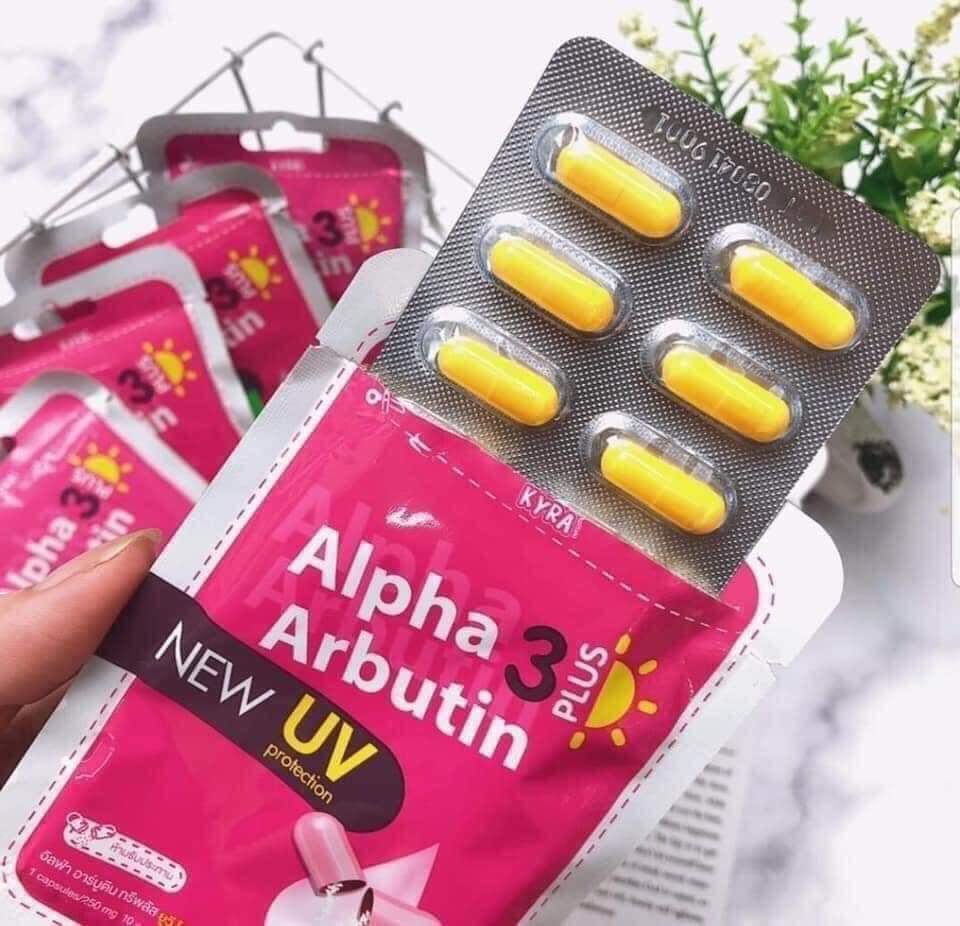 Viên Kích Trắng ALPHA ARBUTIN UV Thái Lan