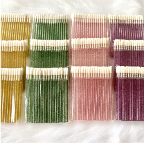 cọ mềm kim tuyến (50 cây),(10 cây) - dụng cụ nối mi