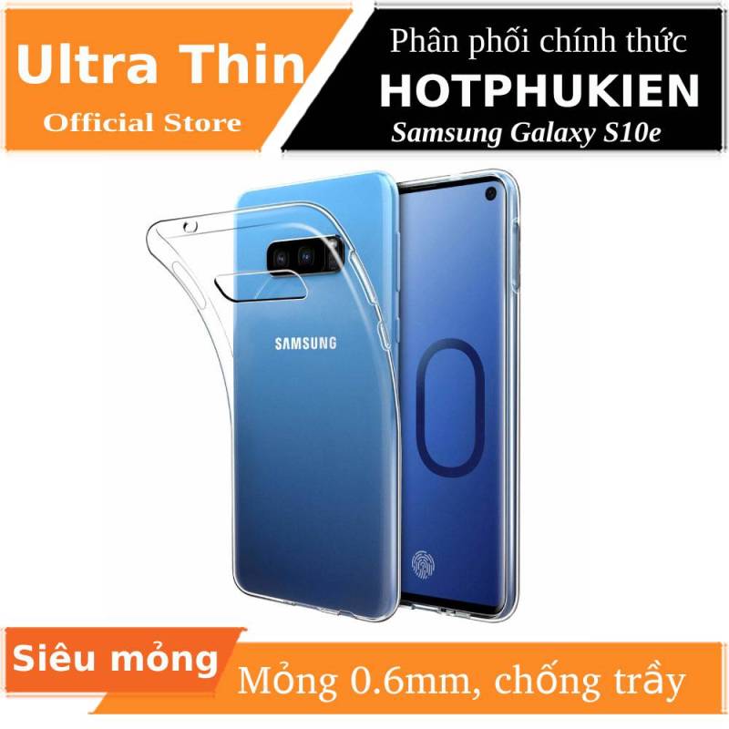 [HCM]Ốp lưng dẻo cho Samsung Galaxy S10e hiệu Ultra Thin (mỏng 0.6mm chống trầy xước) - phân phối bởi HotPhuKien