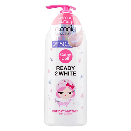 Sữa Tắm Trắng Da Cathy Doll Ready 2 White 500ml Chính Hãng Thái  Sạch Sâu  Trắng Sáng Da