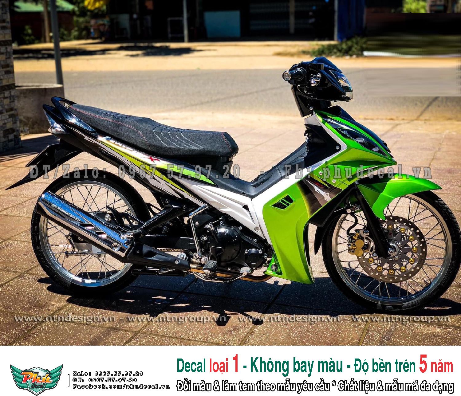 Tem rời ex 2006-2010 xanh bạc đen
