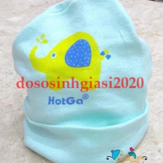 [HCM]Mũ sơ sinh/ Nón sơ sinh Hotga cho bé 0-2 tháng