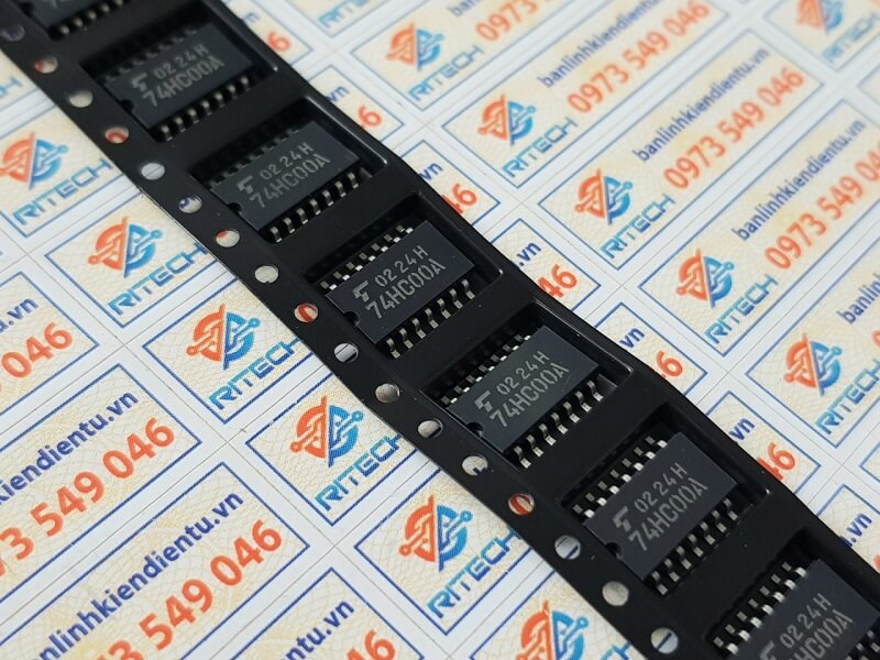 [Combo 5 chiếc] 74HC00A 74HC00 IC số SOP-14 Kích Thước 5.2mm
