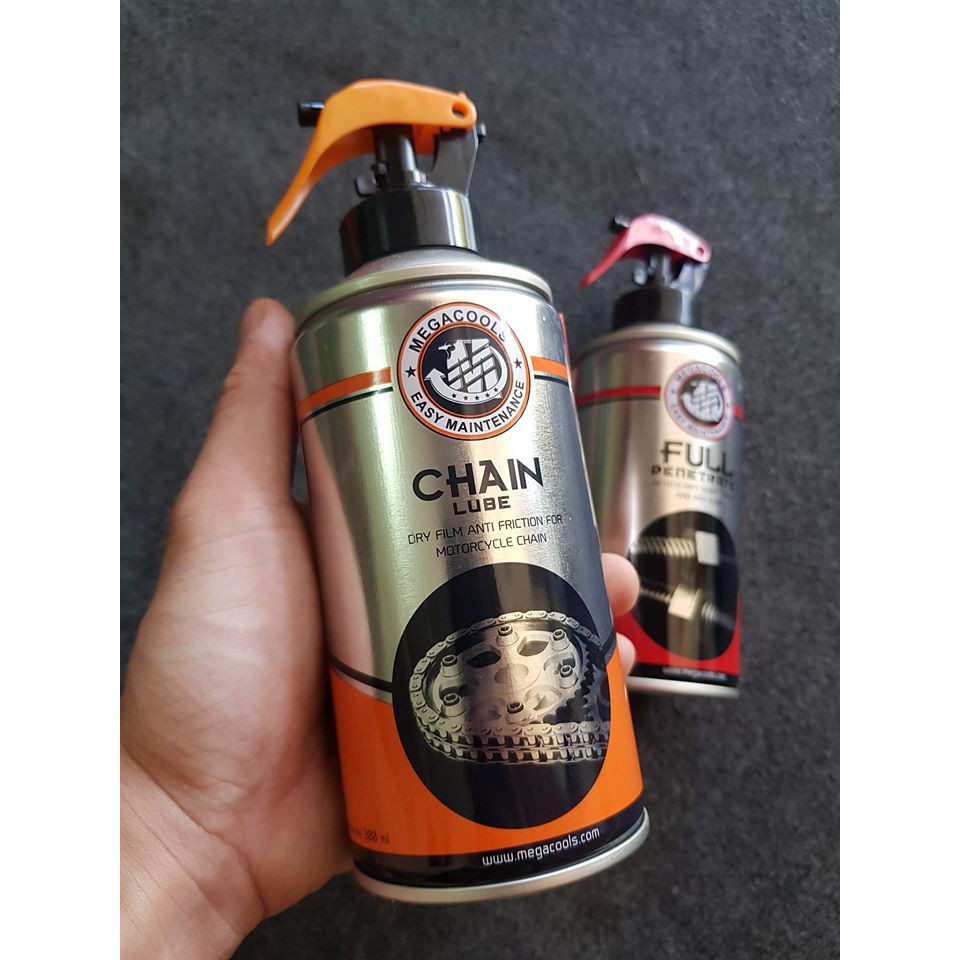 CHAIN LUBE - CHAI XỊT DƯỠNG SÊN XE GẮN MÁY  MEGACOOLS