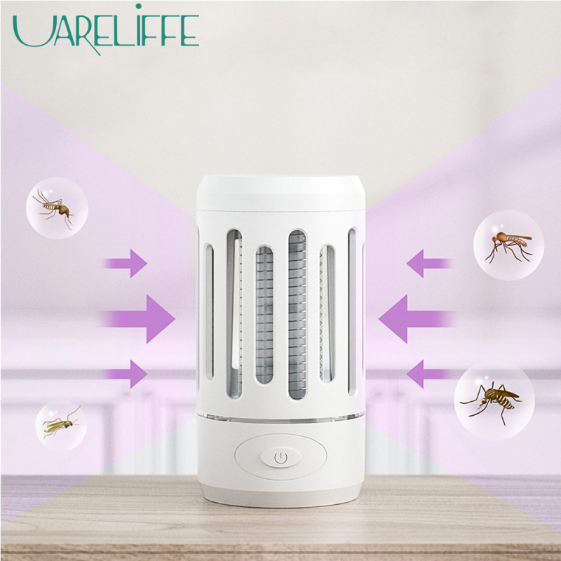 Bảng giá Uareliffe Đèn diệt muỗi 2 trong 1 an toàn và thân thiện với môi trường bẫy muỗi bằng sóng ánh sáng gây sốc vật lý không tạo tiếng ồn có cổng cắm USB và thiết kế đèn LED cong nhỏ gọn dễ dàng dịch chuyển dùng cho phòng ngủ/ 