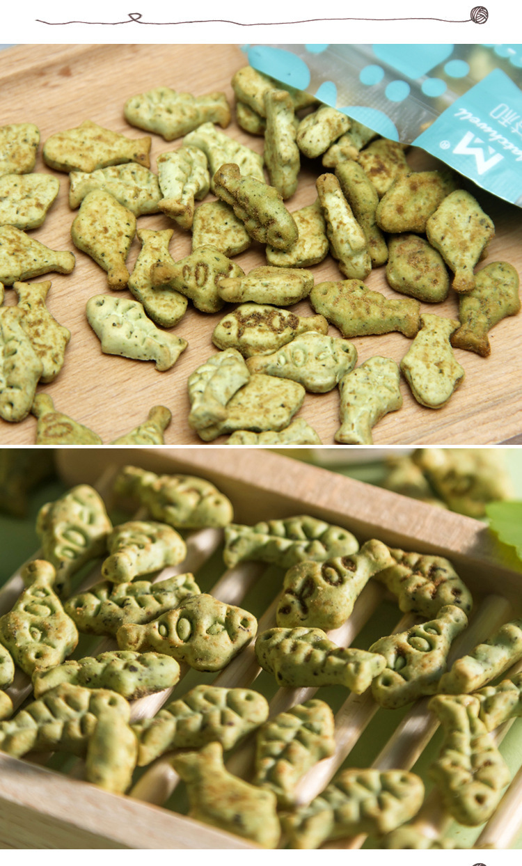 bánh cỏ catnip hình con cá 40gr dành cho mèo - T3 PETS SHOP