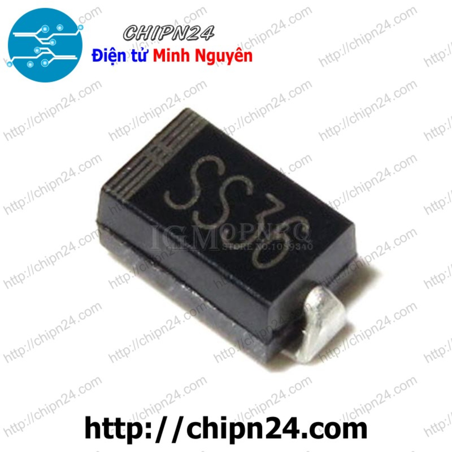 Diode dán ss36 sma 3a 60v