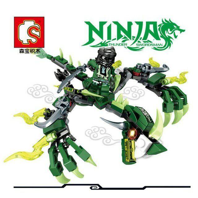 Lego senbao ninja rồng 8600 - 8603.