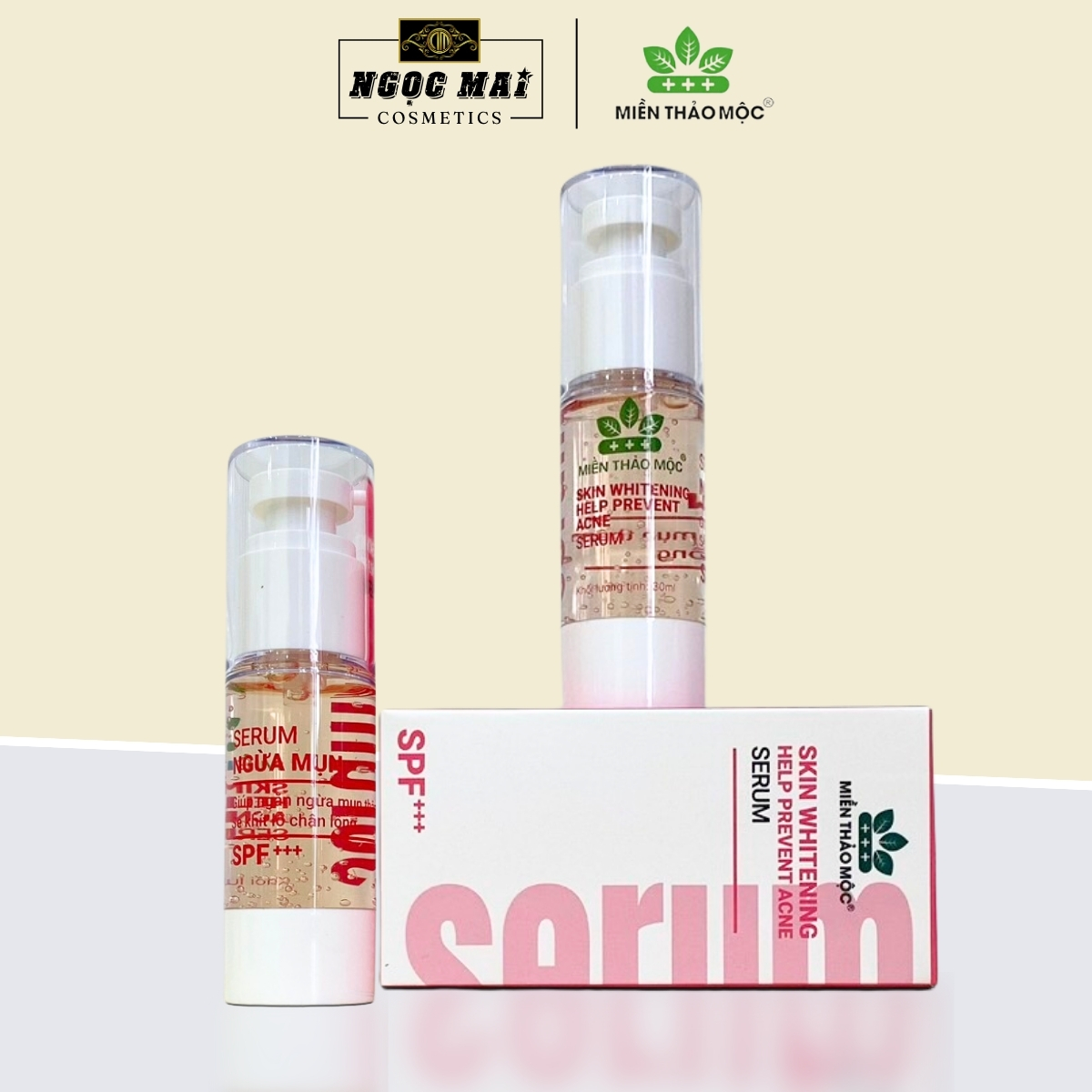Serum ngừa mụn thâm - giữ ẩm - se khít lỗ chân lông miền thảo mộc chính hãng