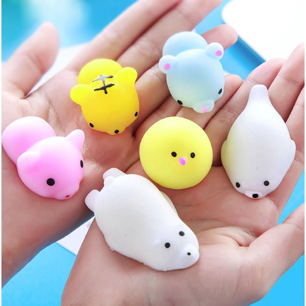 Combo 5/10 con Thú mochi xả stress - Đồ chơi thú mochi squishy