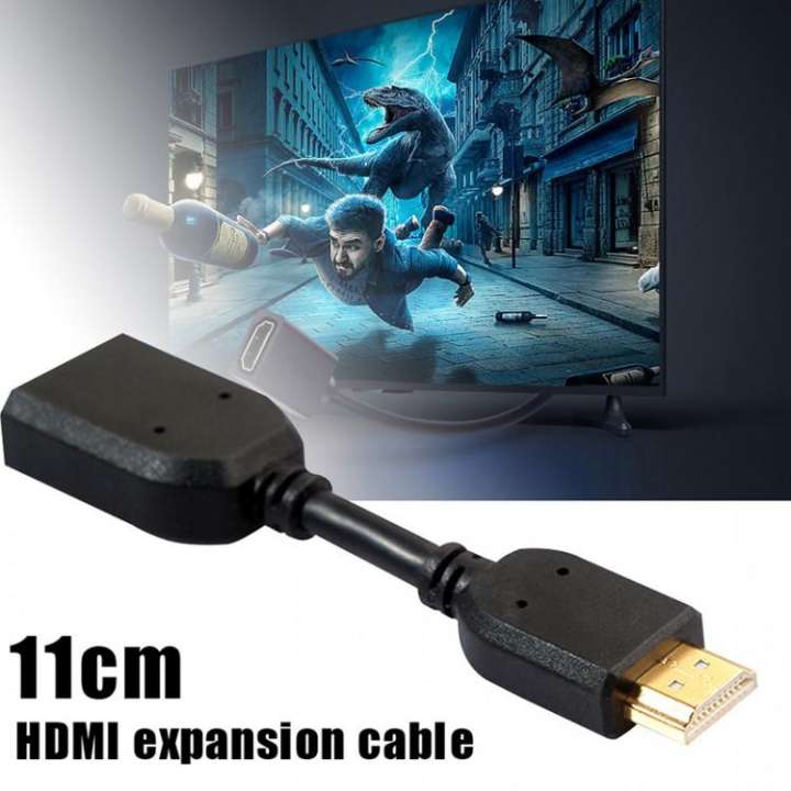 (HCM) Đầu nối dài HDMI đực ra cái FullHD dài 11cm-C4